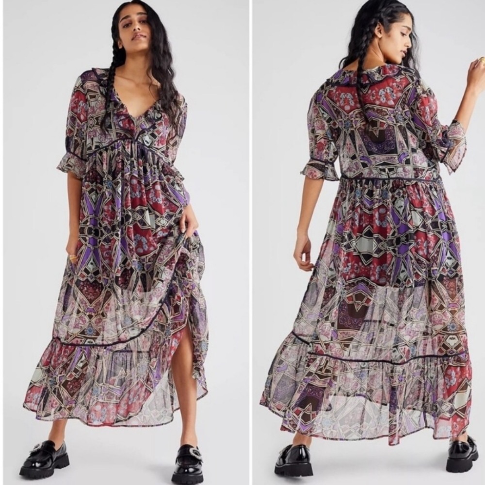 Free People! Carmella Maxi Dress - Picture 6 of 13